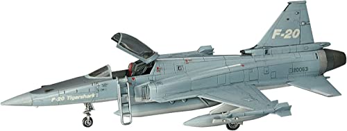 Hasegawa 1:72F-20 Tigershark Modellbaukit, Unisex, 15+ Jahre, Nicht zusammenklappbar von Hasegawa