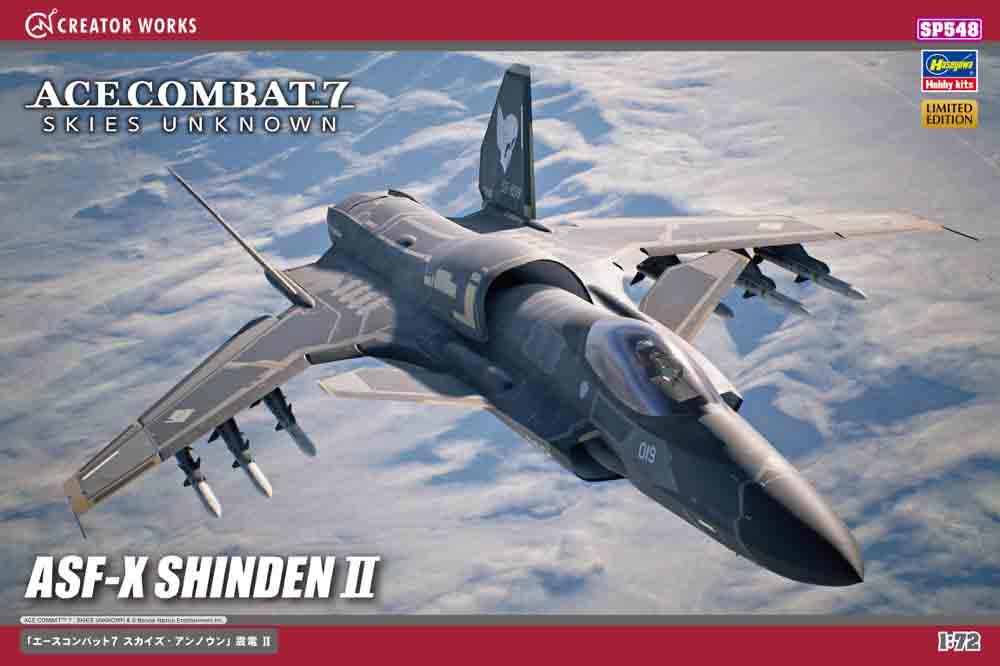 ACE Combat 7 Skies unknown, ASF-X Shinden II ACE Combat 7 Skies unknown, ASF-X Shinden II von Hasegawa