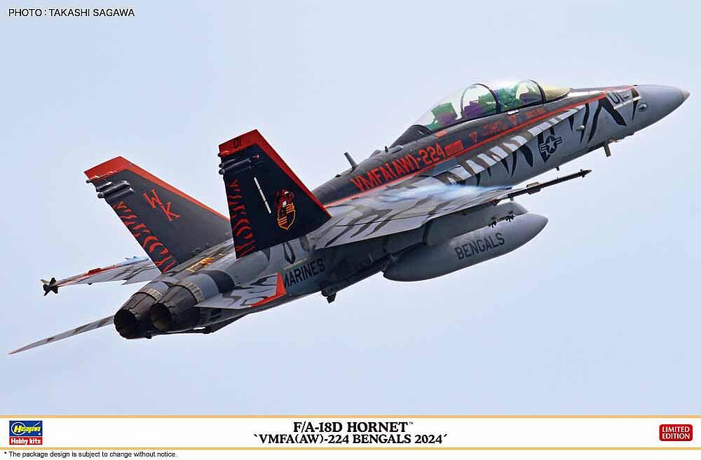 F/A-18D Hornet VMFA 224 Bengals 2024 F/A-18D Hornet VMFA 224 Bengals 2024 von Hasegawa