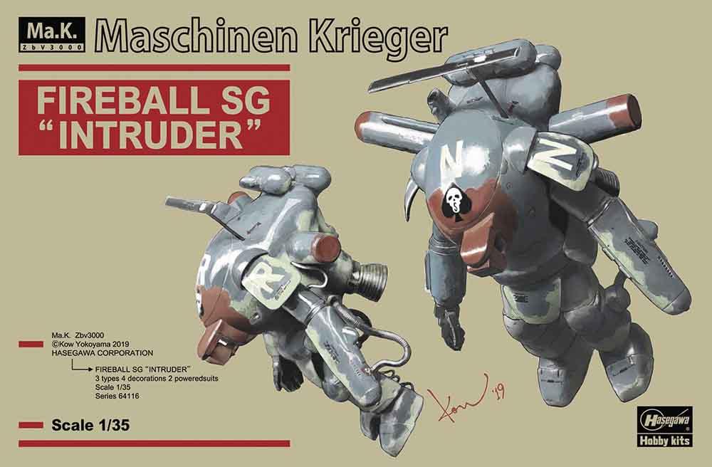 Fireball SG Intruder, 2 Bausätze von Hasegawa