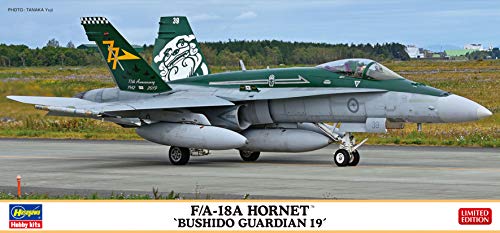 Hasegawa 002328 1/72 FA-18A Hornet Bushido Guardian 19 Modellbausatz, Modellbauzubehör, Mehrfarbig von Hasegawa