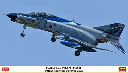 Hasegawa 002355 1/72 F-4EJ Kai II, 301sq Phantom Forever 2020 Modellbau, weiß, Small von Hasegawa