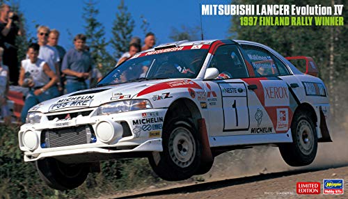 Hasegawa HA20480 1/24 Mitsubishi Lancer Evo IV, Finland Rally 1997, Mehrfarbig von Hasegawa