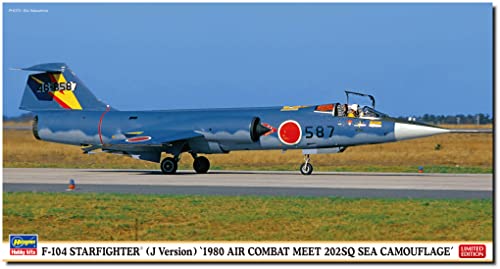 Hasegawa 1/48 F-104 Starfighter J-Version, 1980 Air Combat Meet 202SQ See-Tarnung Hasegawa 1/48 F-104 Starfighter J-Version, 1980 Air Combat Meet 202SQ See-Tarnung von ハセガワ