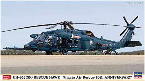 Hasegawa 2438 1/72 UH-60 Hawk, Niigata Air Rescue Modellbausatz, Mehrfarbig von Hasegawa