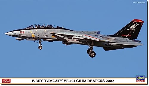 Hasegawa 2444 1/72 F-14D Tomcat VF-101 Grim Reapers 2002 Modellbausatz, Mehrfarbig von ハセガワ