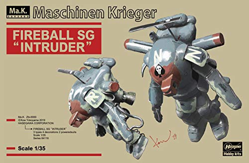 Hasegawa 64116 1:35 Fireball SG 'Intruder' -Two Kits in The Box Plastikmodellbausatz, Mehrfarbig Hasegawa 64116 1:35 Fireball SG 'Intruder' -Two Kits in The Box Plastikmodellbausatz, Mehrfarbig von Hasegawa