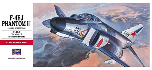Hasegawa HAC01 1:72 F-4EJ Phantom II Modellbausatz, grau von Hasegawa