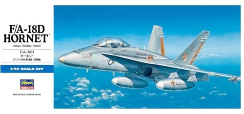 Hasegawa Maßstab 1:72 F/A-18D Hornet Modellbausatz von Hasegawa
