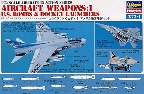 Hasegawa Modellbau-Set US Luftwaffe Raketen I, Maßstab 1:72 von Hasegawa