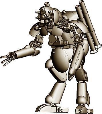 Humanoid Unmanned Interceptor Großer Hund Ausführung K von Hasegawa