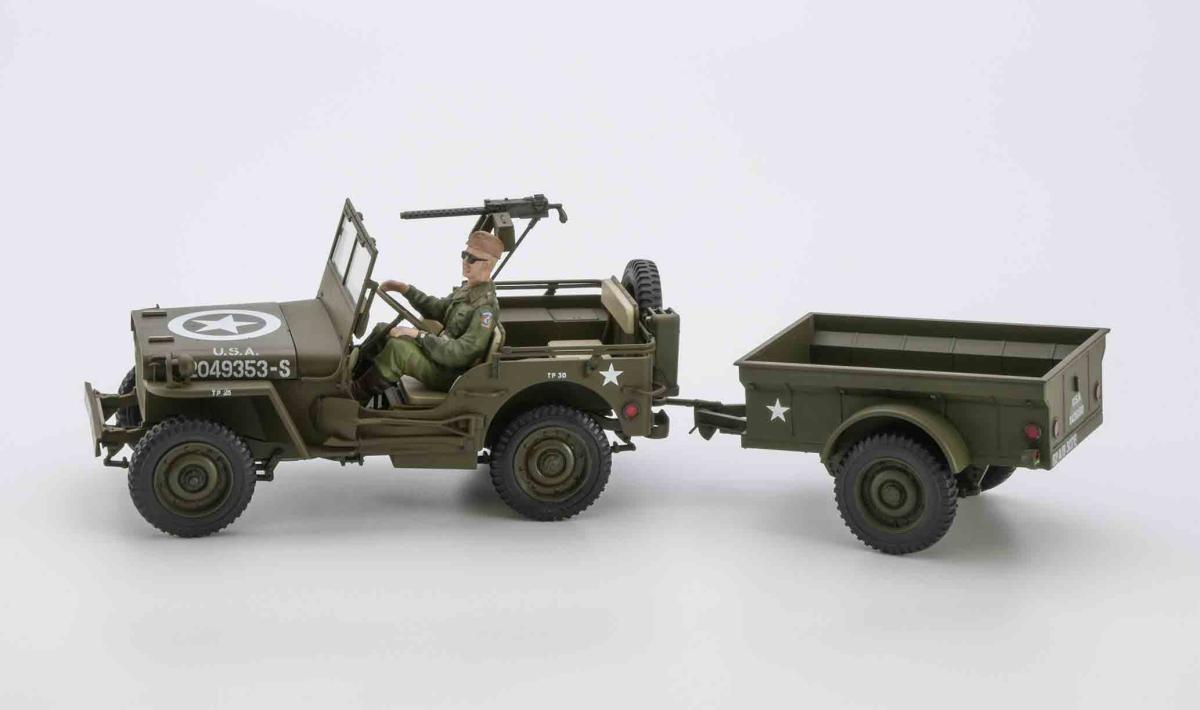 Jeep 4×4 Truck mit Anhänger Jeep 4×4 Truck mit Anhänger von Hasegawa