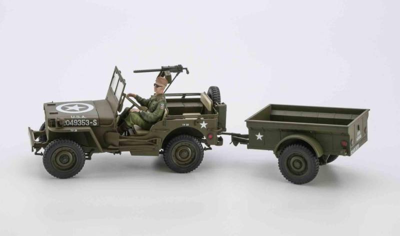 Jeep 4×4 Truck mit Anhänger Jeep 4×4 Truck mit Anhänger von Hasegawa