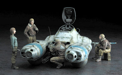 Ma.K. Figuren-Set A (Mercenary Troops´ Arms Cold District Maintenance Soldiers) von Hasegawa