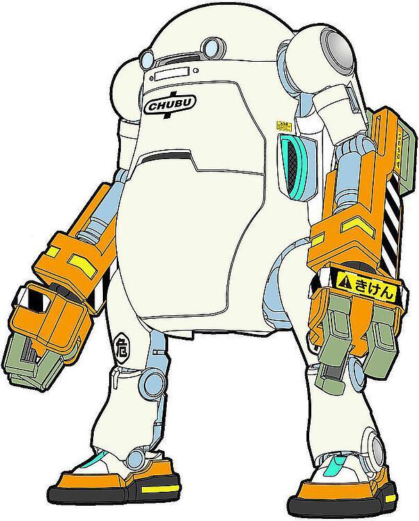 MechatroWeGo No. 4, Power Arm. Orange Mochi von Hasegawa