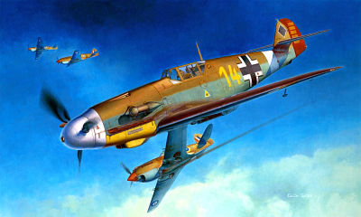 Messerschmitt Me109F 4 Trop. Messerschmitt Me109F 4 Trop. von Hasegawa