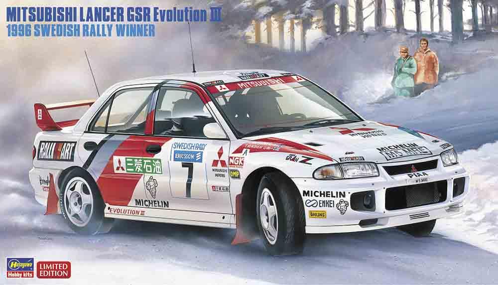Mitsubishi Lancer GSR Evo II, Schweden-Rally 1996 Mitsubishi Lancer GSR Evo II, Schweden-Rally 1996 von Hasegawa