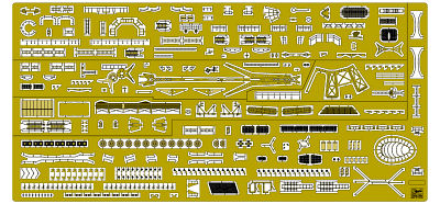 Photo Etched Parts Basic ´B´ Set for IJN Light Cruiser Agano Class Photo Etched Parts Basic ´B´ Set for IJN Light Cruiser Agano Class von Hasegawa