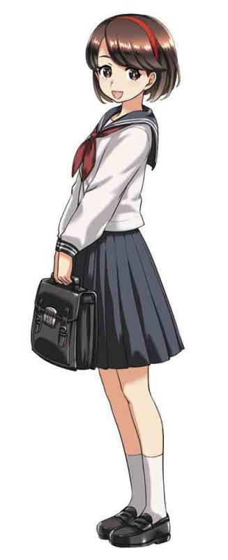 Rei Hazumi im Matrosenanzug - EGG Girls Colelction Nr. 52 von Hasegawa