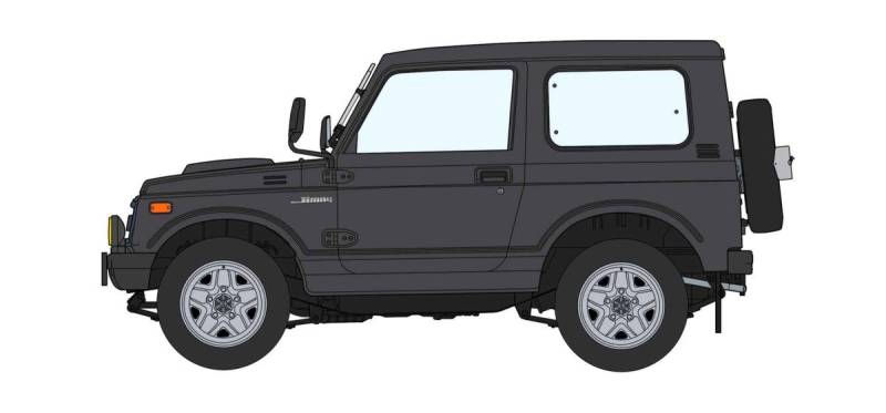 Suzuki Jimny JA11-5, mit Schaufel Suzuki Jimny JA11-5, mit Schaufel von Hasegawa