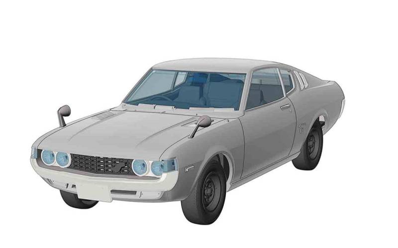 Toyota Celica LB 1600GT - Silber - Klick-Bausatz Toyota Celica LB 1600GT - Silber - Klick-Bausatz von Hasegawa