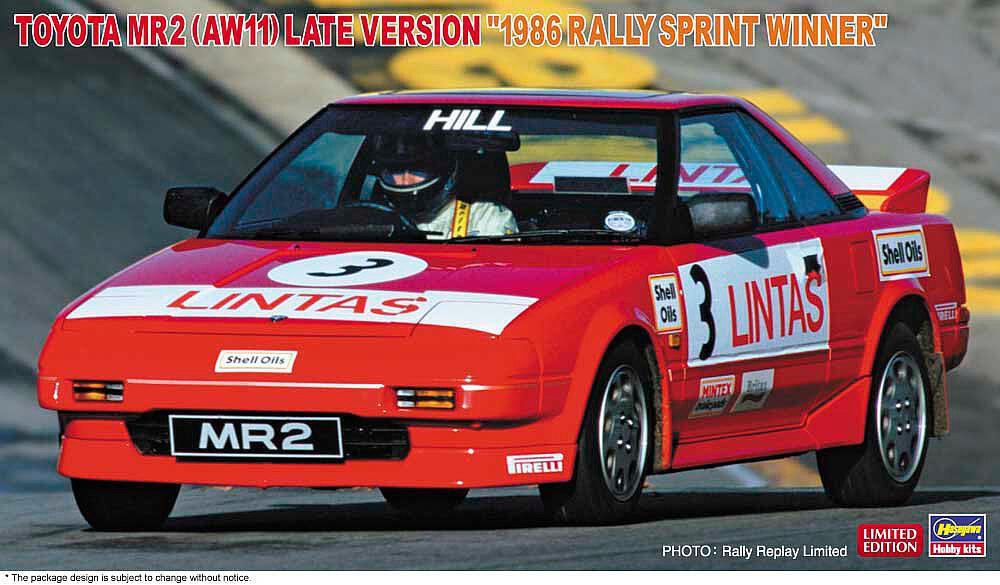 Toyota MR2, späte Version, 1986 Rally SprintWinner Toyota MR2, späte Version, 1986 Rally SprintWinner von Hasegawa