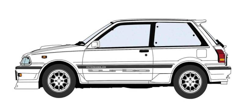 Toyota Starlet Ep71 Turbo-S, 3-Türer Toyota Starlet Ep71 Turbo-S, 3-Türer von Hasegawa