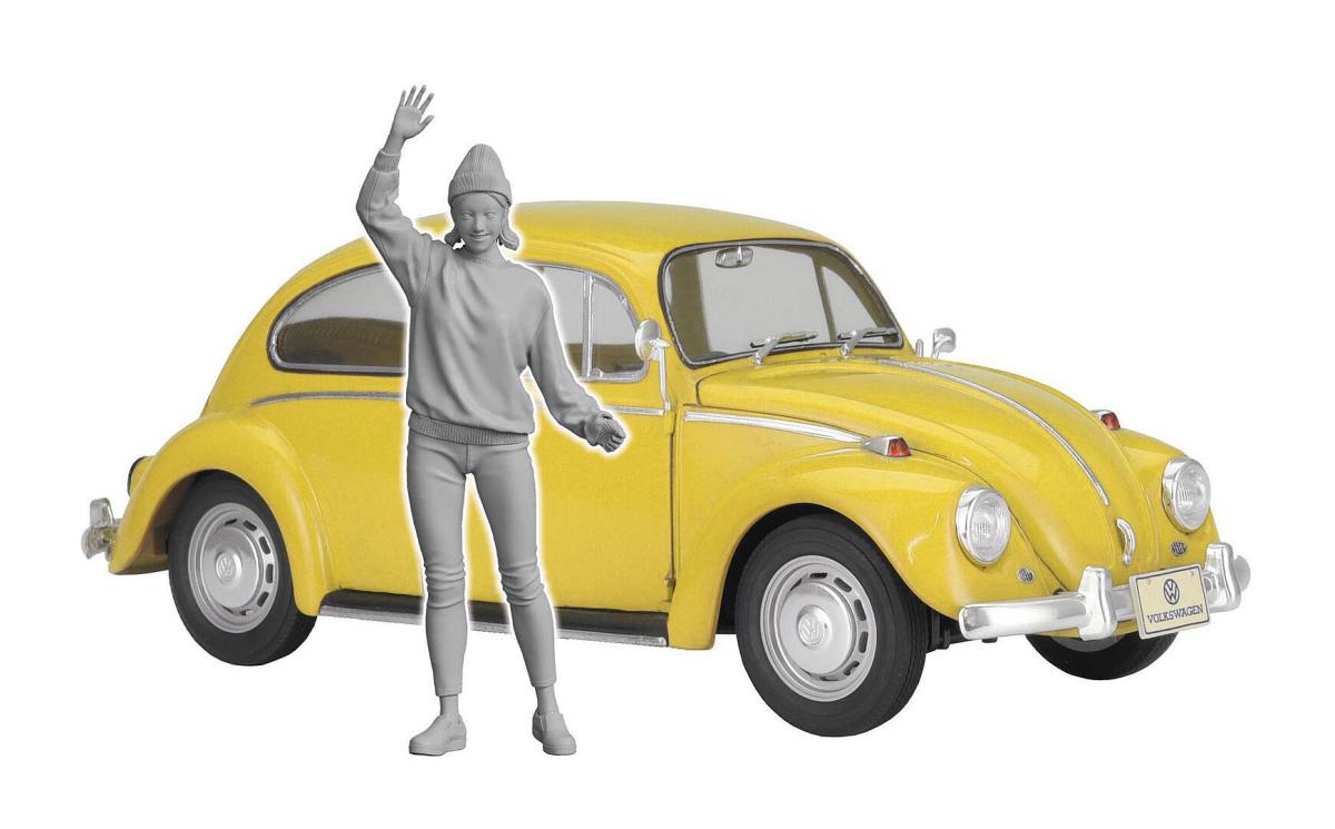 VW Käfer Typ 1, 1967, mit Figur VW Käfer Typ 1, 1967, mit Figur von Hasegawa