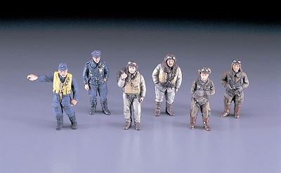 WWII Pilot Figure Set (18) von Hasegawa