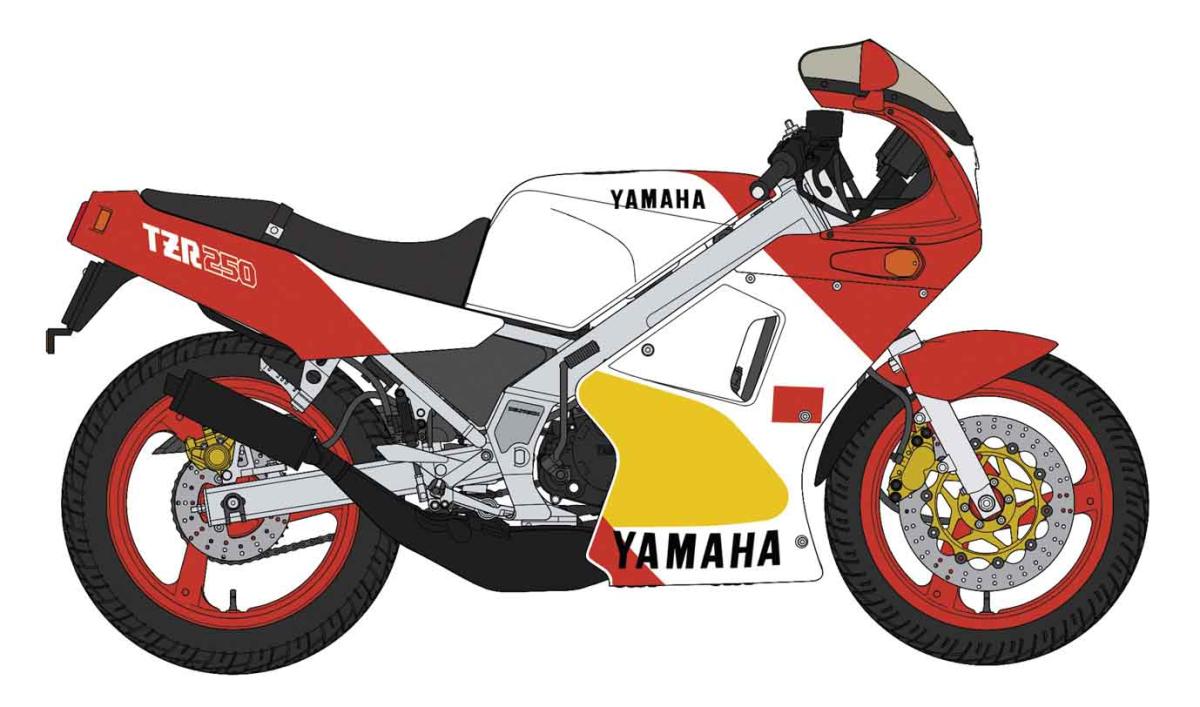 Yamaha TZR250 2AW Yamaha TZR250 2AW von Hasegawa