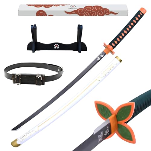 Hashiman Katana Demon – Kocho Shinobu New – Nachbildung Manga Säbel + Ständer Schwert + Gürtel – Japanisches Catana Cosplay Dekoration Spielzeug Kinder Erwachsene – Spiel Kostüm Ninja Hashiman Katana Demon – Kocho Shinobu New – Nachbildung Manga Säbel + Ständer Schwert + Gürtel – Japanisches Catana Cosplay Dekoration Spielzeug Kinder Erwachsene – Spiel Kostüm Ninja von Hashiman