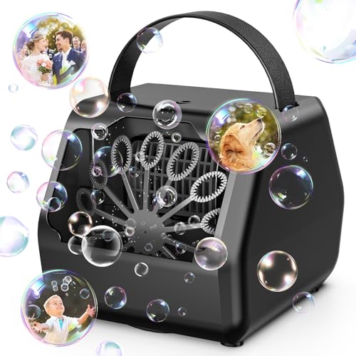 Seifenblasenmaschine Bubble Machine Blasenmacher 16000+ /Min,HassoKon Seifenblasen Blasenmaschine Elektrisches Blasenspielzeug für Kinder/Hochzeit/Geburtstag/Festival Party(Schwarz) Seifenblasenmaschine Bubble Machine Blasenmacher 16000+ /Min,HassoKon Seifenblasen Blasenmaschine Elektrisches Blasenspielzeug für Kinder/Hochzeit/Geburtstag/Festival Party(Schwarz) von HassoKon