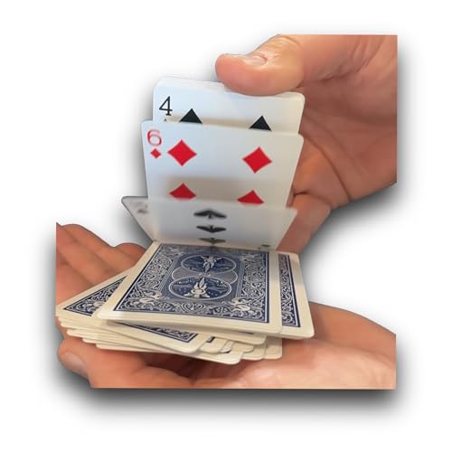 Hat Trick Magic Card Illusions for Beginner to Professional Wizards - Appearing, Teleporting, Transforming Miracles (Blue Svengali Deck) von Hat Trick Magic