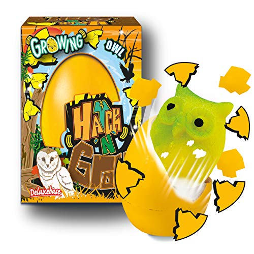 Owl Hatch 'N' wachsen, ausbrütend wachsendes Ei von Deluxebase. 6.5cm Ei Eulenspielzeug. Groß für Jungen und Mädchen. Owl Hatch 'N' wachsen, ausbrütend wachsendes Ei von Deluxebase. 6.5cm Ei Eulenspielzeug. Groß für Jungen und Mädchen. von Hatch n Grow