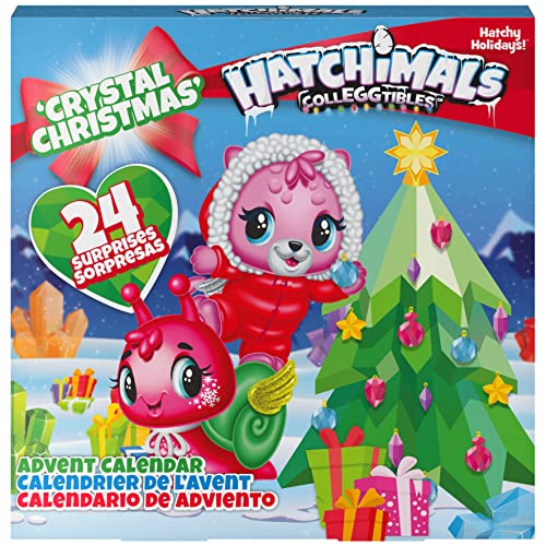 Hatchimals 6044284 CollEGGtibles Crystal Christmas - Adventskalender mit 15 exklusiven Sammelfiguren und mehr als 24 Überraschungen von Hatchimals