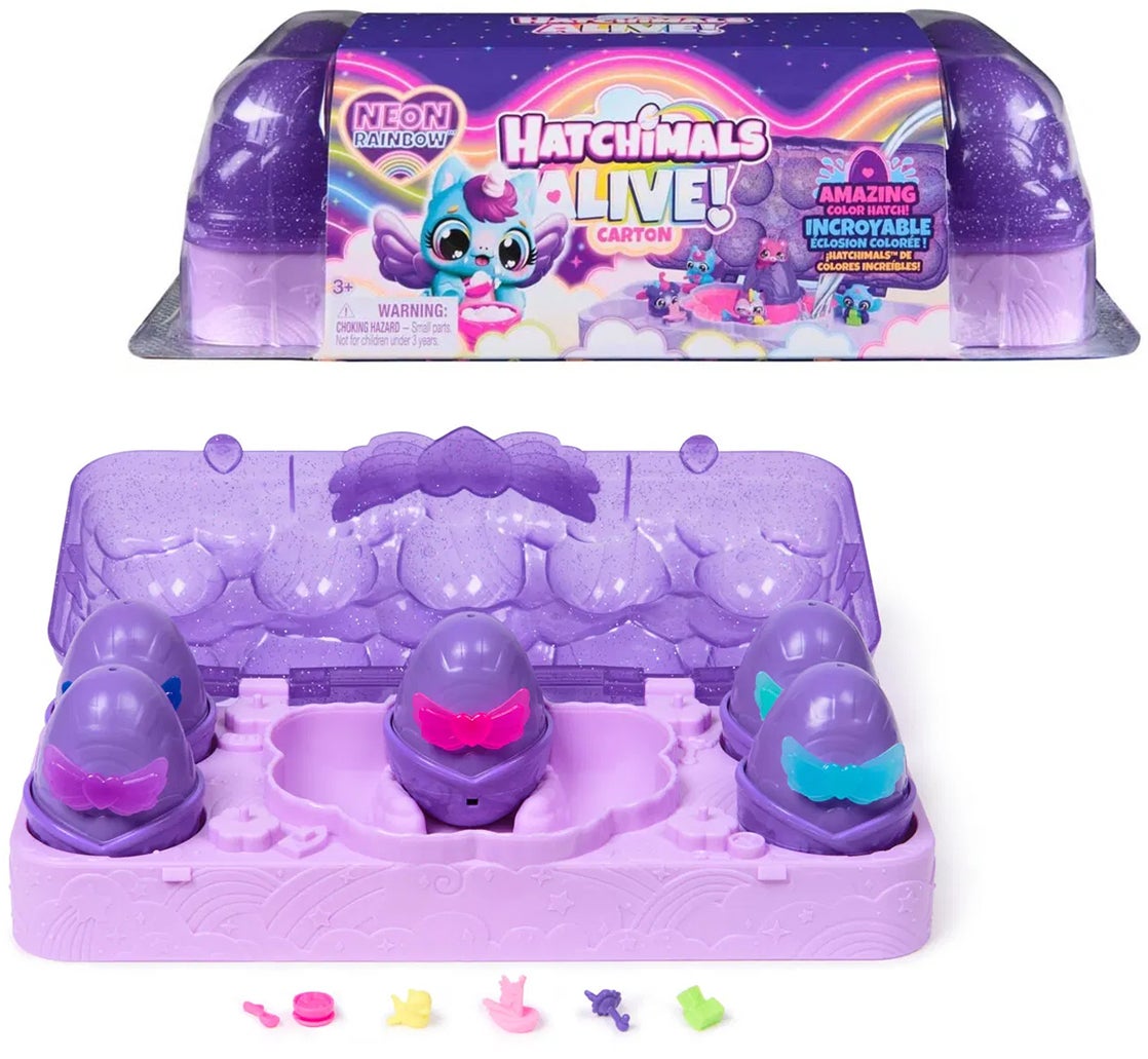 Hatchimals Alive Neon Rainbow Carton Figurenset Hatchimals Alive Neon Rainbow Carton Figurenset von Hatchimals
