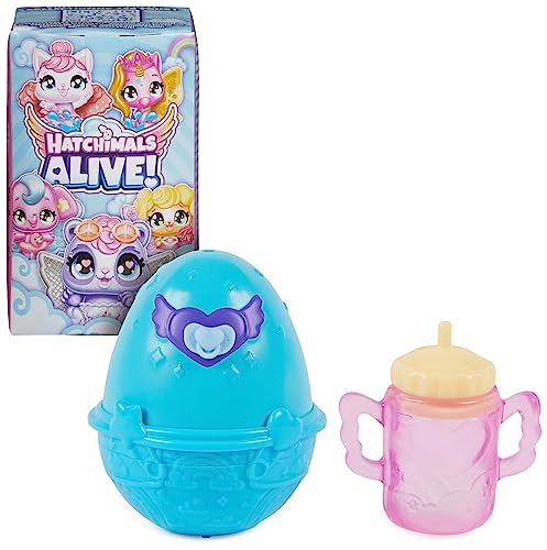 Hatchimals Alive Überraschungs Pack - mit einem selbst-schlüpfenden Ei mit Überraschungsfigur und Babyfläschchen, Spielzeug für Kinder ab 3 Jahren von Hatchimals