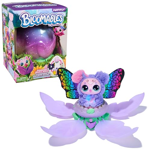 Hatchimals Bloomables Puppyfly, Interaktives Spielzeug mit Überraschung, doppelter Verwandlung und über 100 Geräuschen und Reaktionen, für Kinder ab 4 Jahren von Hatchimals