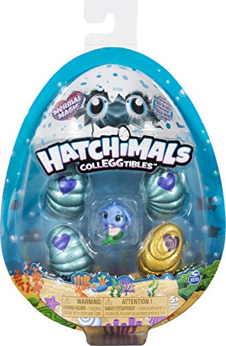 Hatchimals CollEGGtibles, Mermal Magic 4 Pack + Bonus with Season 5, for Kids Aged 5 and Up (Styles May Vary) von Hatchimals