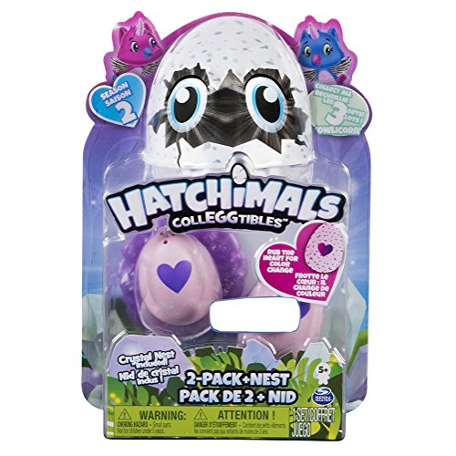 Hatchimals CollEGGtibles Season 2 2-Pack + Nest [Owlicorn] von Hatchimals