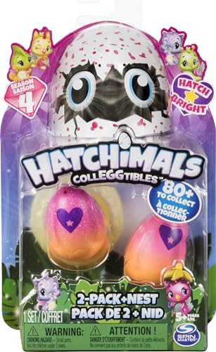 Hatchimals Colleggtibles Staffel 4 Hatch Bright Mystery 2er-Pack mit Nest von Hatchimals