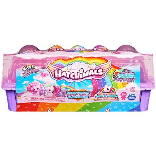 Hatchimals Family Adventures Eierkarton mit Einhorn-Familie, Spielset mit 10 CollEGGtibles-Figuren und 2 Zubehörteilen, Spielzeug für Mädchen ab 5 Jahren Hatchimals Family Adventures Eierkarton mit Einhorn-Familie, Spielset mit 10 CollEGGtibles-Figuren und 2 Zubehörteilen, Spielzeug für Mädchen ab 5 Jahren von Hatchimals