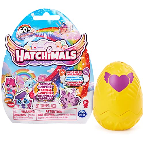 Hatchimals Family Surprise Einzelpack mit 1 Little Kid CollEGGtibles Sammelfigur oder 2 Babys, Überraschungs-Spielzeug für Mädchen ab 5 Jahren Hatchimals Family Surprise Einzelpack mit 1 Little Kid CollEGGtibles Sammelfigur oder 2 Babys, Überraschungs-Spielzeug für Mädchen ab 5 Jahren von Hatchimals