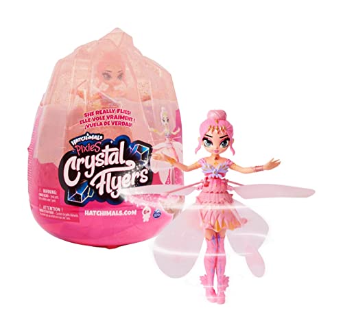 Hatchimals Pixies Crystal Flyers Pinkfarbene Fliegende Feen-Puppe von Crystal Flyers