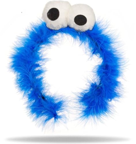 Hatstar Cookie Keks Monster Haarreif | Krümelmonster Stirnband mit Kulleraugen | Haarschmuck Accessoire zu Silvester, Karneval, Fasching & Fasnacht von Hatstar