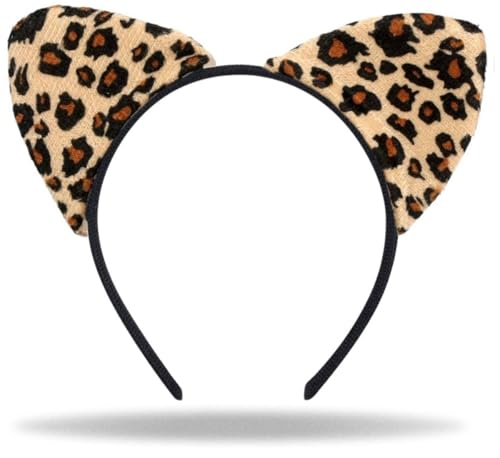 Hatstar Leoparden Ohren Haarreif | Leopardenohren Headband | Kopfschmuck für Halloween, Fasching & Karneval | Kostüm Haarschmuck für Mädchen, Damen & Frauen Hatstar Leoparden Ohren Haarreif | Leopardenohren Headband | Kopfschmuck für Halloween, Fasching & Karneval | Kostüm Haarschmuck für Mädchen, Damen & Frauen von Hatstar
