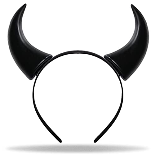 Hatstar Teufelshörner Haarreif schwarz | Vampir Teufelsohren Devil Ears für Kostüm Party | Kopfschmuck für Damen, Herren & Kinder | Haarschmuck zu Halloween, Fasching & Karneval Hatstar Teufelshörner Haarreif schwarz | Vampir Teufelsohren Devil Ears für Kostüm Party | Kopfschmuck für Damen, Herren & Kinder | Haarschmuck zu Halloween, Fasching & Karneval von Hatstar