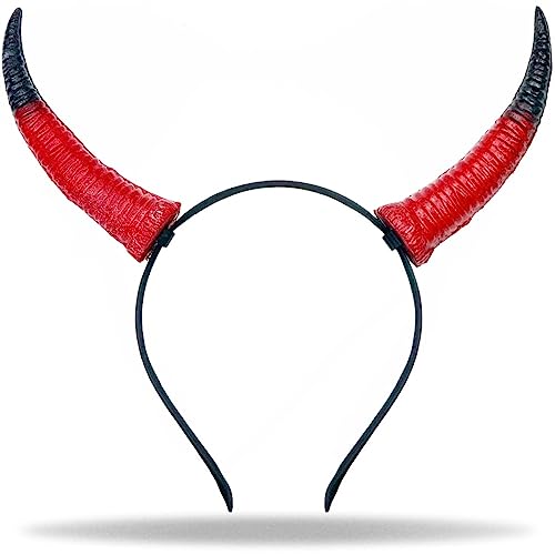 Hatstar XXL Teufelshörner | Teufels Ohren Haarreif | Haarschmuck für Damen Herren & Kinder | Maleficent Kostüm Accessoire | Kopfschmuck zu Halloween, Fasching & Karneval Hatstar XXL Teufelshörner | Teufels Ohren Haarreif | Haarschmuck für Damen Herren & Kinder | Maleficent Kostüm Accessoire | Kopfschmuck zu Halloween, Fasching & Karneval von Hatstar