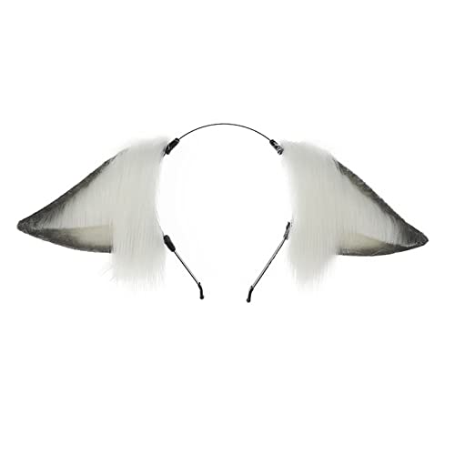 Cosplay Cartoon Charakter Schafsohren Haarreifen Frau Make-up Stirnband für Halloween Cosplay Haarschmuck von Hattba