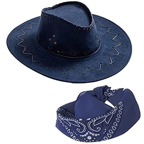 Cowboyhut, Bandanas-Set, Junggesellinnenabschied, Cosplay-Kostüm, Erwachsene, Partyhüte, Damen, Reisen, Cowgirl-Hut, Cowgirl-Kostüm, Perform Cowboyhut, Bandanas-Set, Junggesellinnenabschied, Cosplay-Kostüm, Erwachsene, Partyhüte, Damen, Reisen, Cowgirl-Hut, Cowgirl-Kostüm, Perform von Hattba